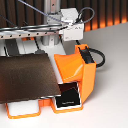 FarmLoop Stage 1 Fan Upgrade for faster bed cooldown on Bambu Lab A1 printers