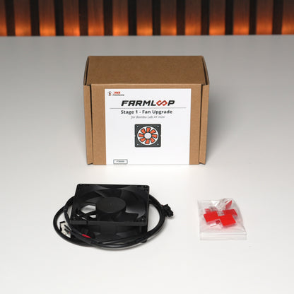 FarmLoop Stage 1 Fan Upgrade — cooling kit for automated print farms
